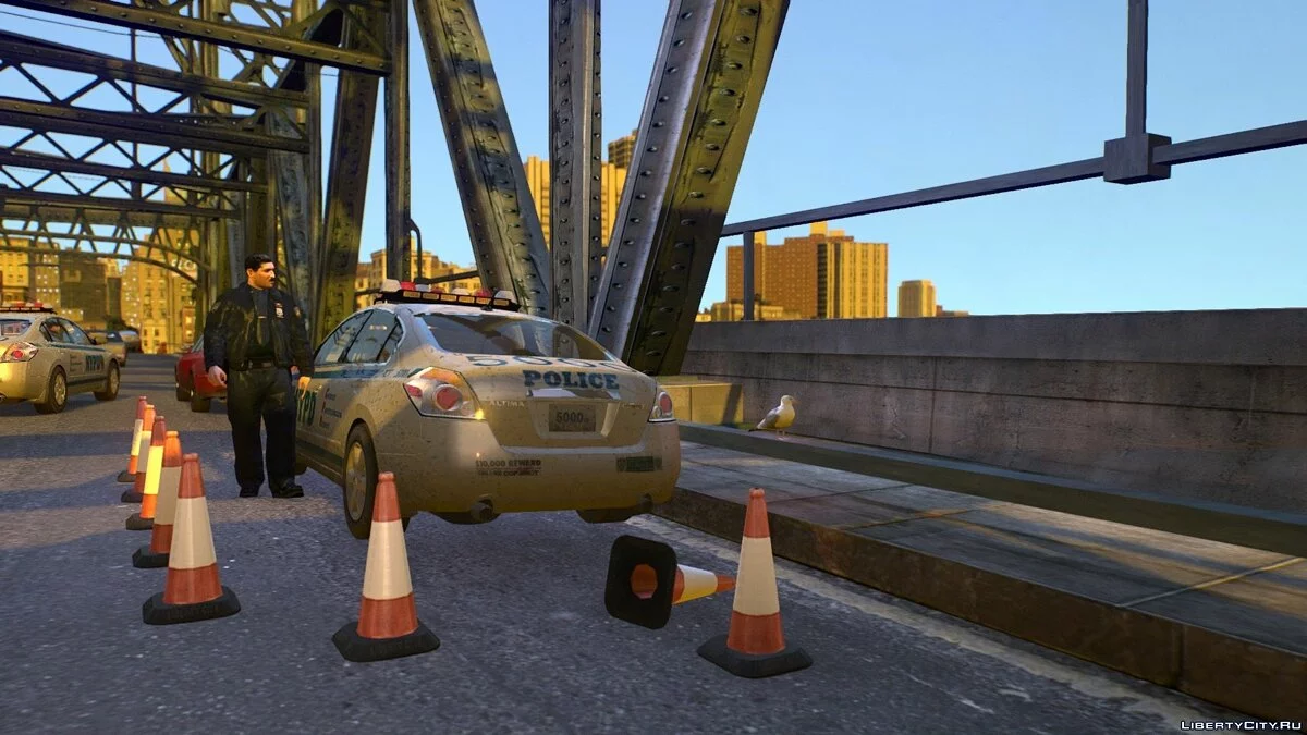 Nissan Altima Hybrid NYPD [Non-ELS] / GTA 4