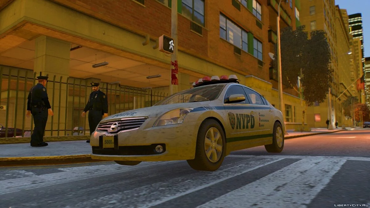 Nissan Altima Hybrid NYPD [Non-ELS] / GTA 4