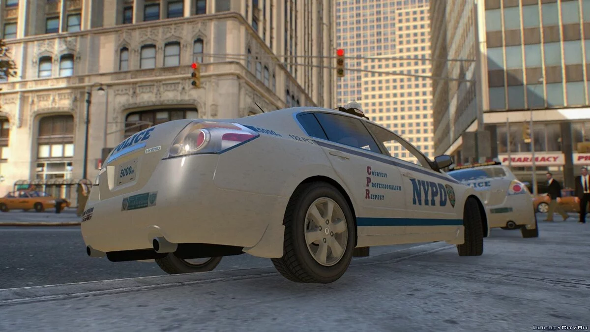 Nissan Altima Hybrid NYPD [Non-ELS] / GTA 4
