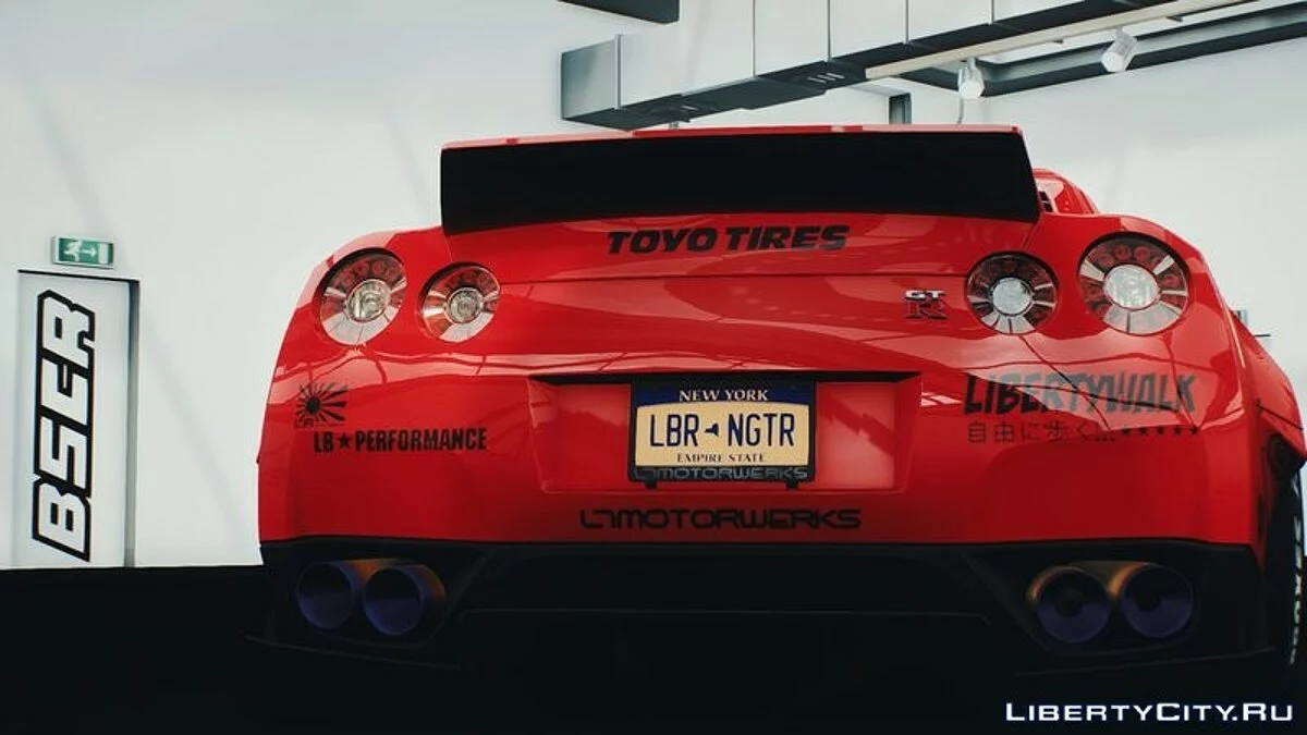 Liberty Walk Nissan GT-R R35 / GTA 4