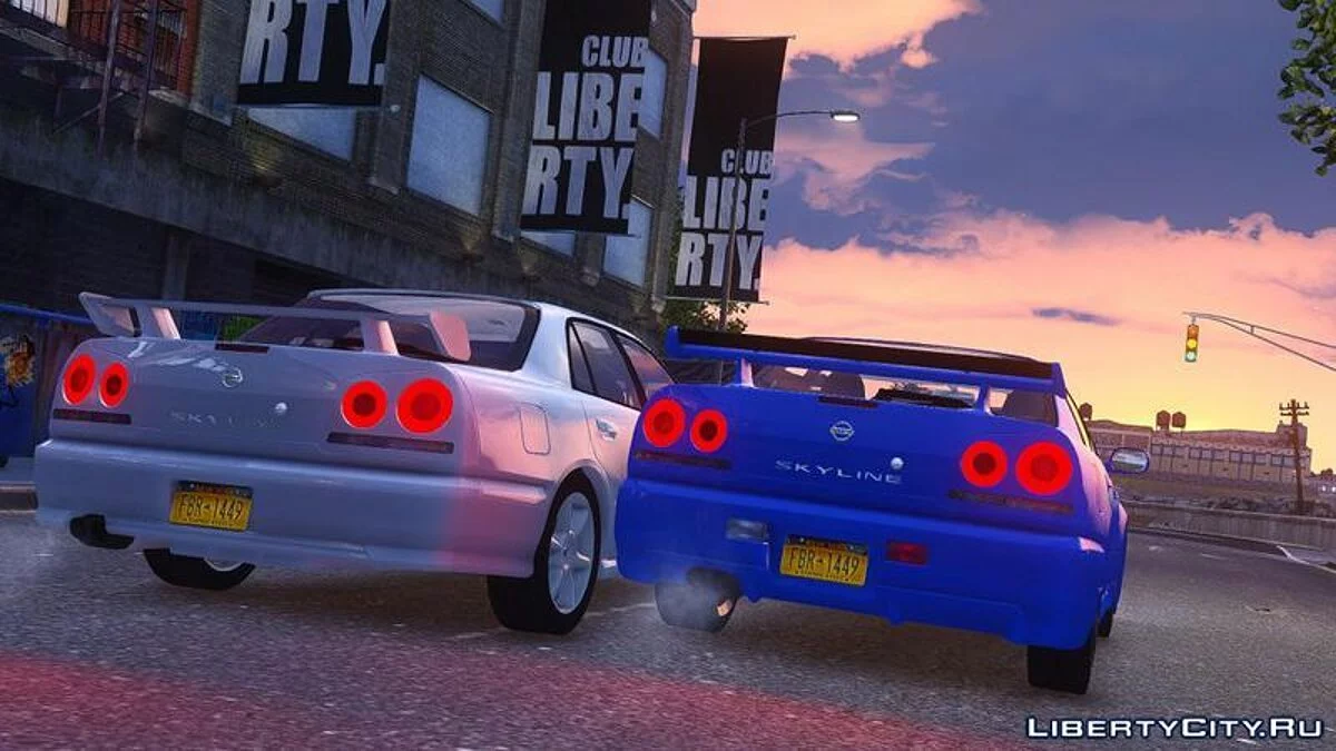 Nissan Skyline GT25 ER34 / GTA 4