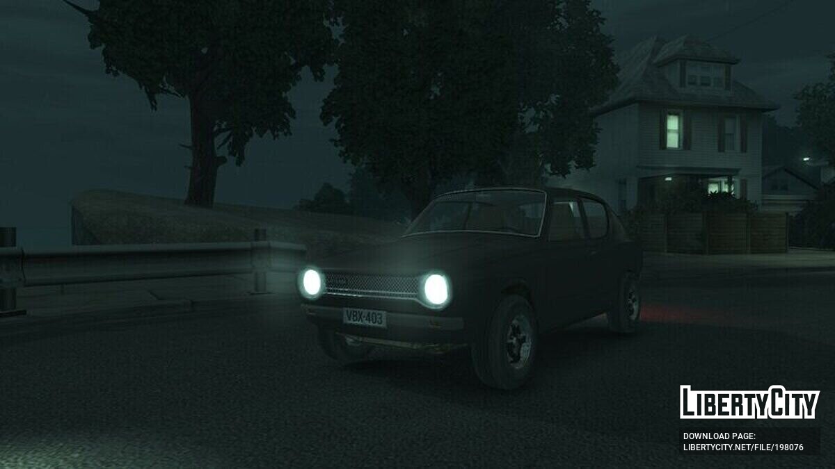 Скачать Datsun 100A / Nissan Cherry E10 / Satsuma AMP (Rebuilt) для GTA 4