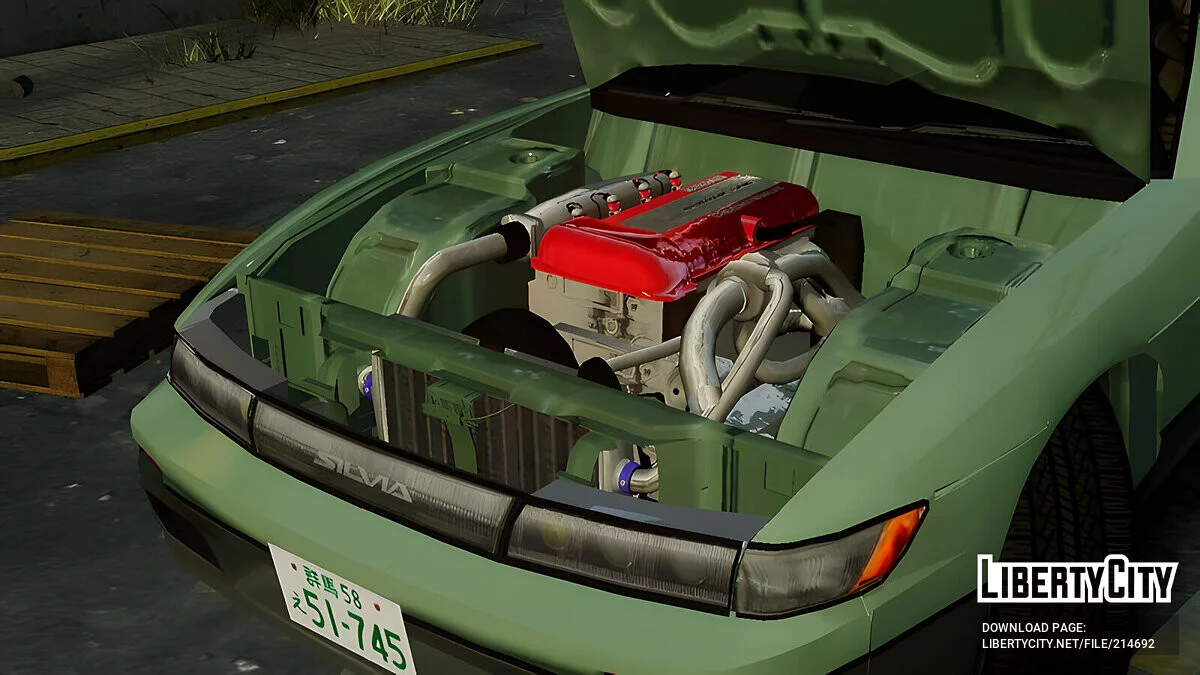 Nissan Silvia K'S [S13] (Initial D) V2.0 / GTA 4