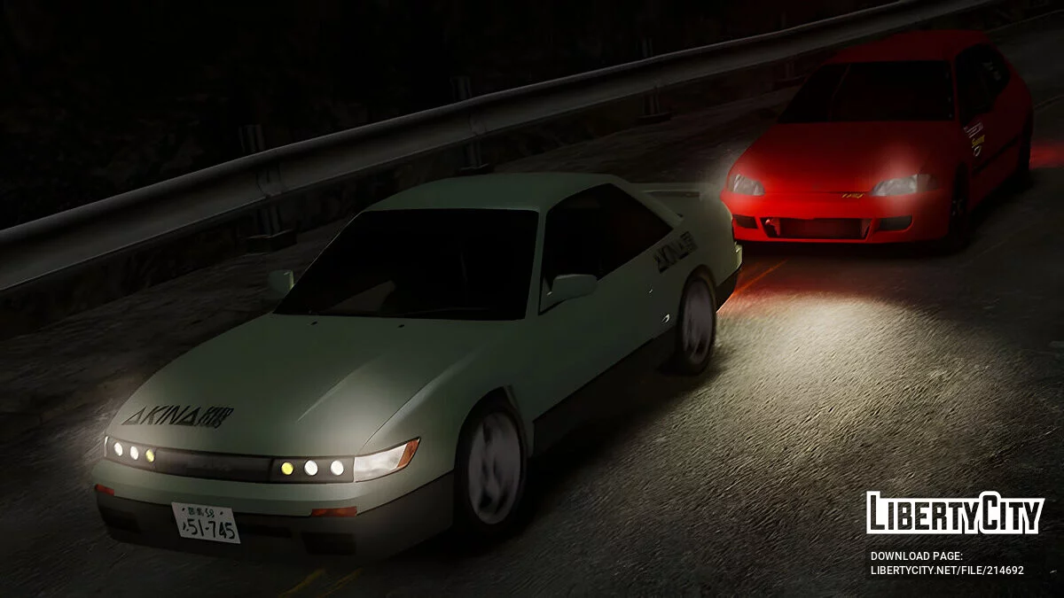 Nissan Silvia K'S [S13] (Initial D) V2.0 / GTA 4