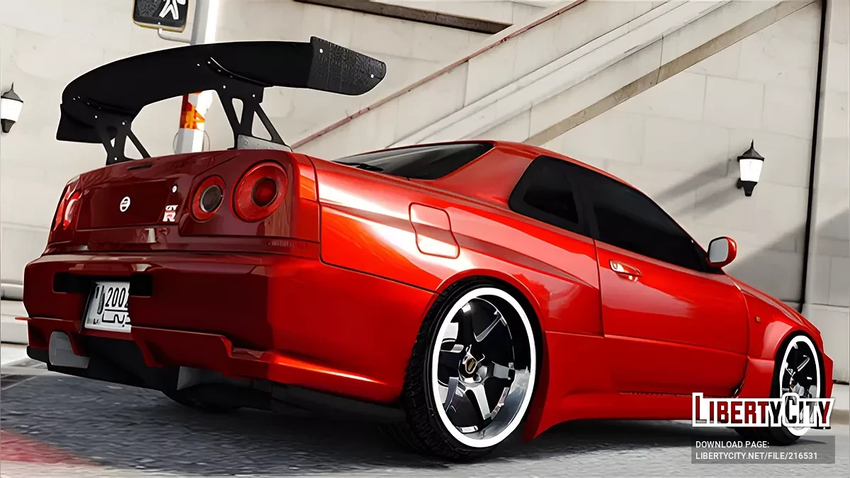 2002 Nissan Skyline GT-R V-Spec II Mk.X R34 / GTA 4