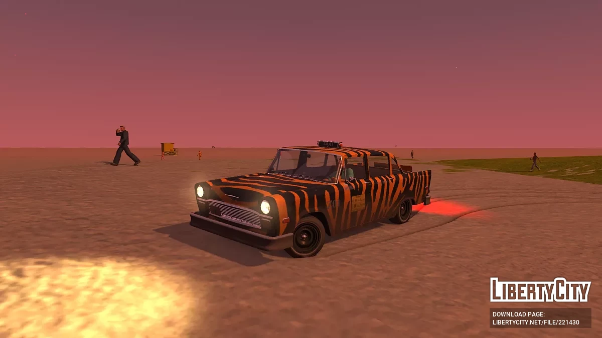 Пак раскрасок Declasse Cabbie "Kaufmann Cab" & "Zebra Cab" / GTA 4