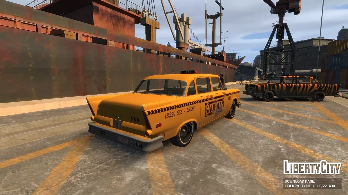 Пак раскрасок Declasse Cabbie "Kaufmann Cab" & "Zebra Cab" / GTA 4