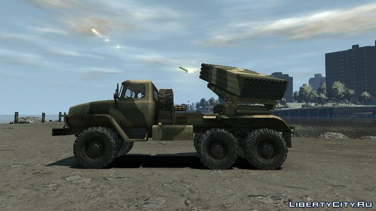 Скачать M-21 Grad rocket launcher v1.0 для GTA 4