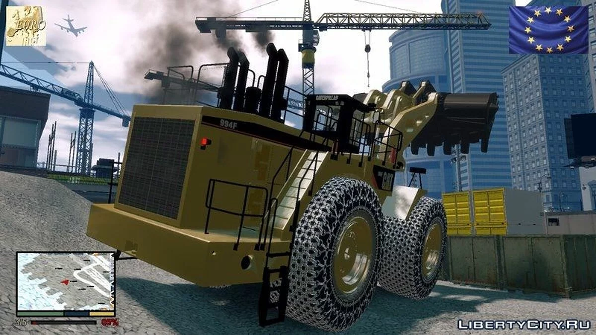 CAT 994F Worlds Big Chains Wheel Loader 3.0 / GTA 4