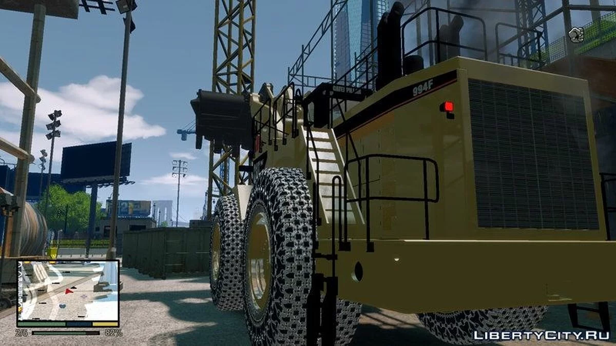 CAT 994F Worlds Big Chains Wheel Loader 3.0 / GTA 4