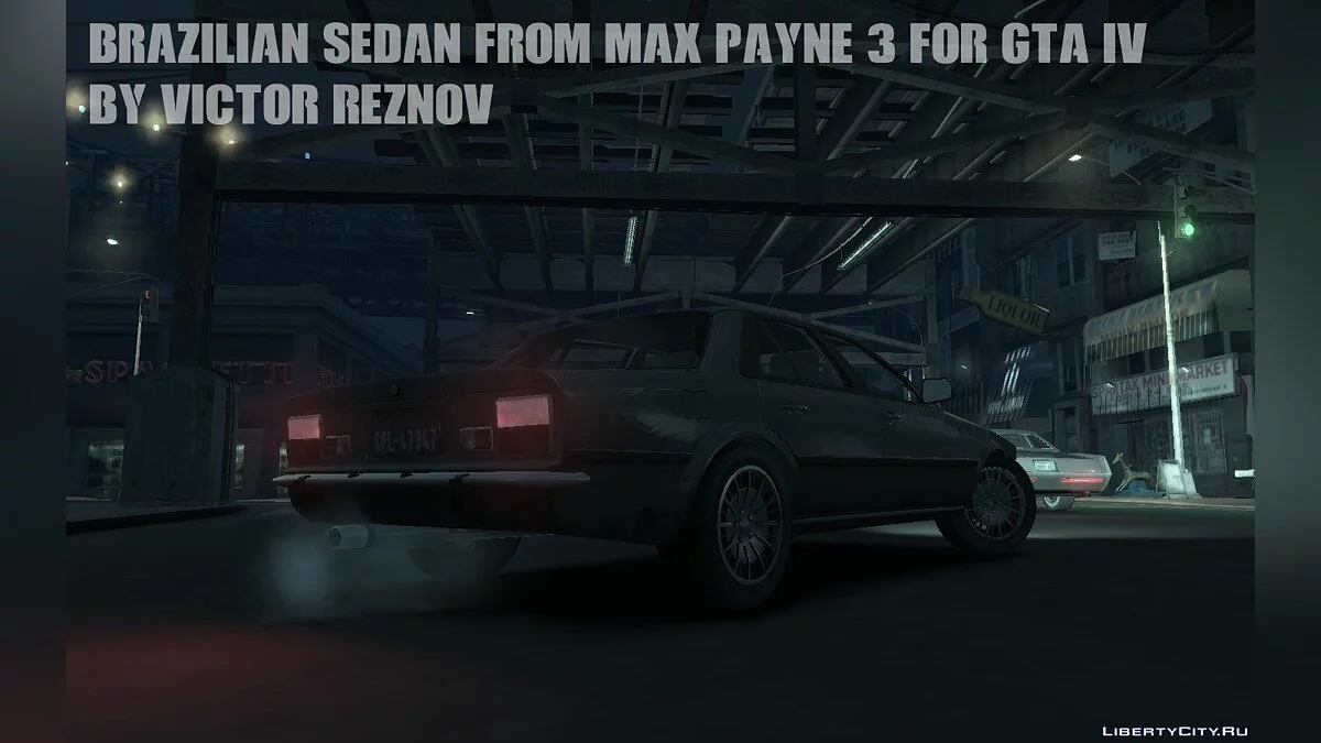 Brazilian Sedan from Max Payne 3 for GTA IV / GTA 4