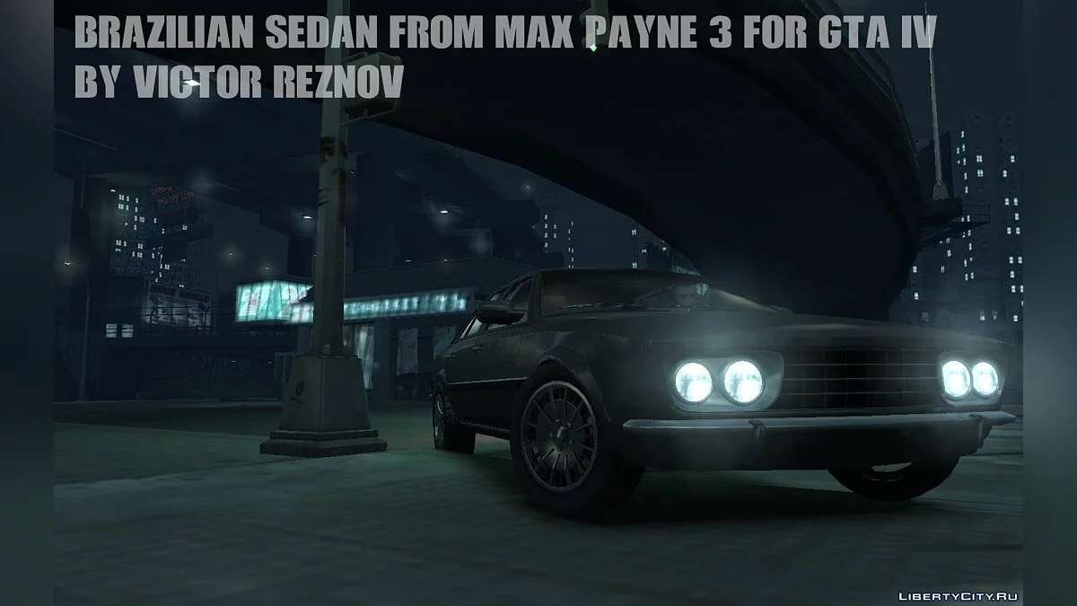 Brazilian Sedan from Max Payne 3 for GTA IV / GTA 4