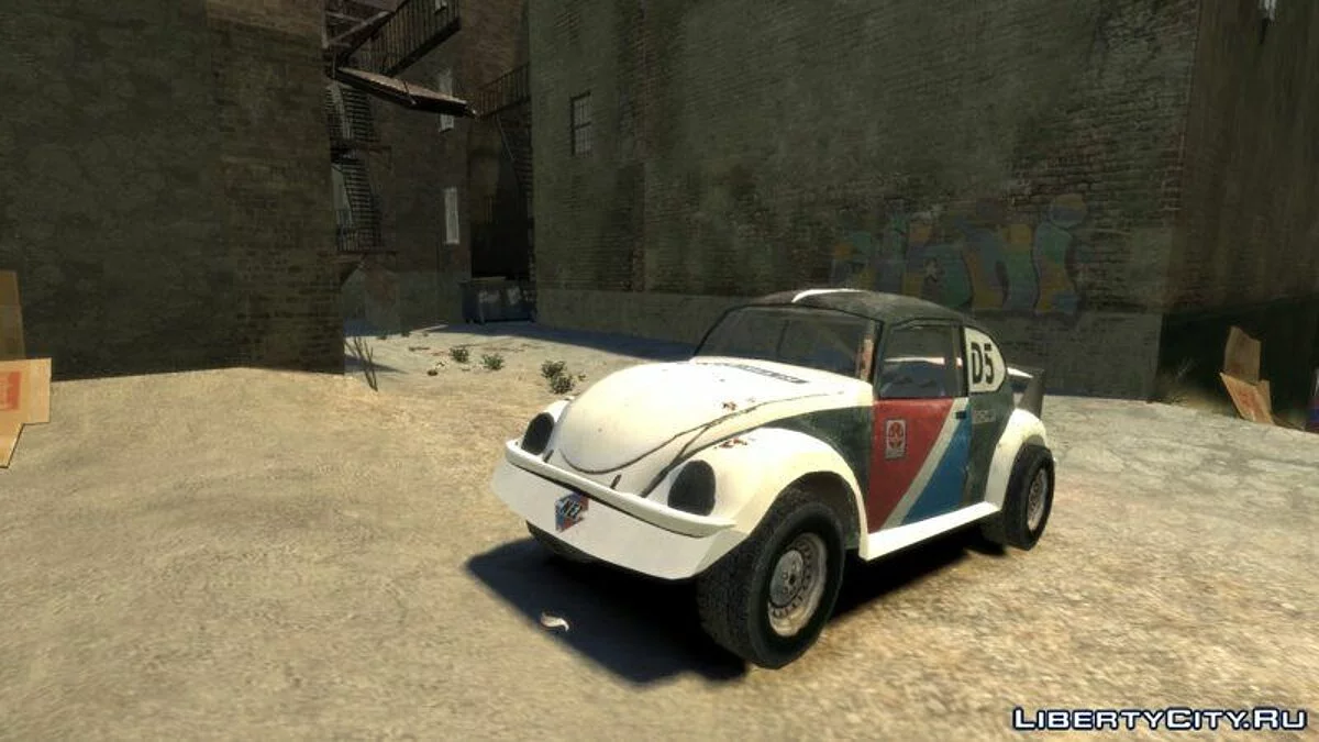 FlatOut Prototype Beetle (+Steering Wheel) / GTA 4