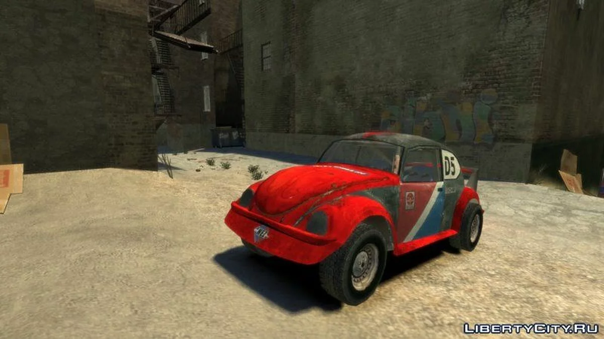 FlatOut Prototype Beetle (+Steering Wheel) / GTA 4