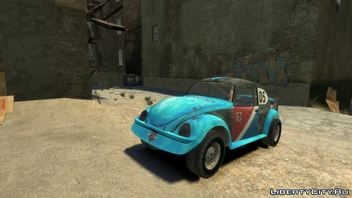 FlatOut Prototype Beetle (+Steering Wheel) / GTA 4