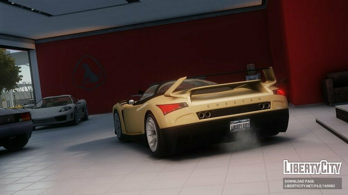 Скачать Grotti Cheetah [Тюнинг | Рабочий руль] для GTA 4