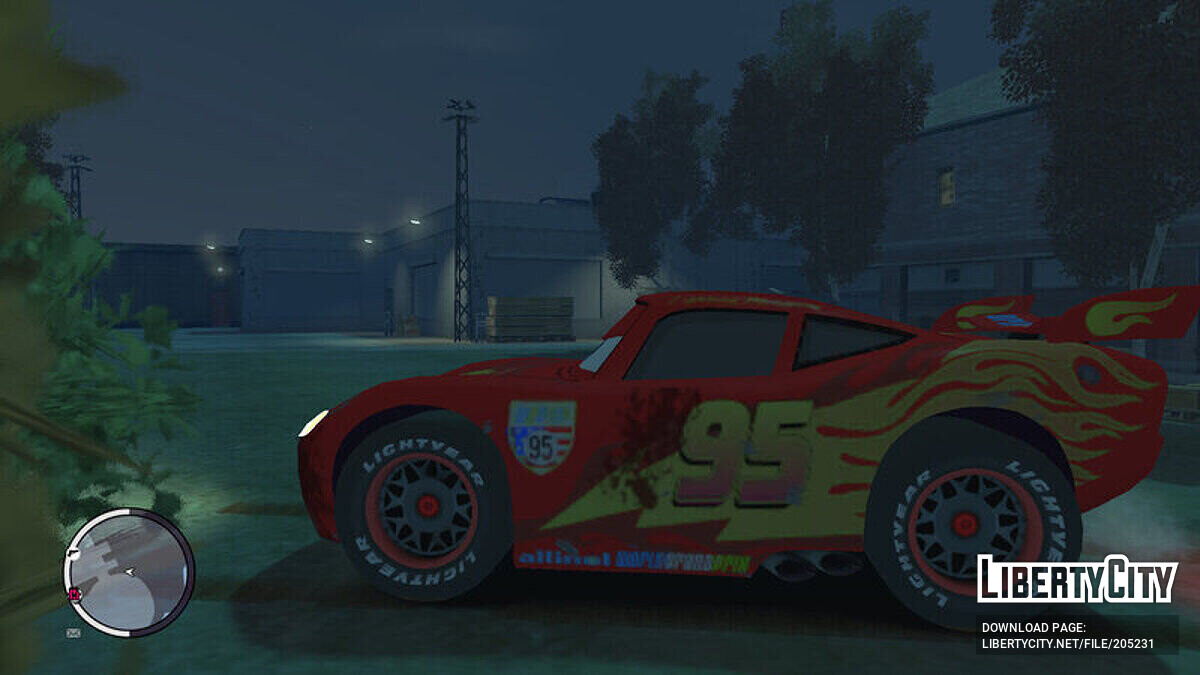 Скачать Cars 2 Lightning McQueen для GTA 4