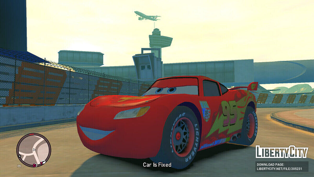 Скачать Cars 2 Lightning McQueen для GTA 4