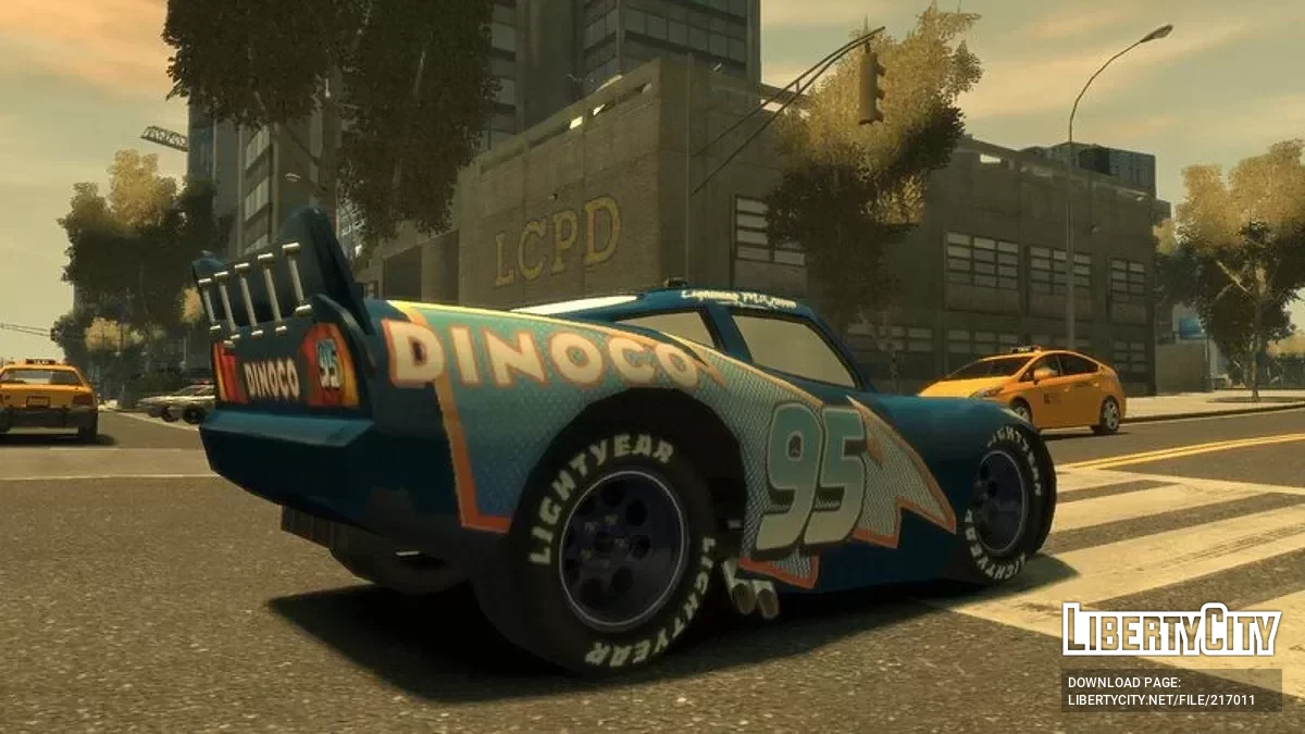 Blu-Ray Dinoco Lightning McQueen / GTA 4