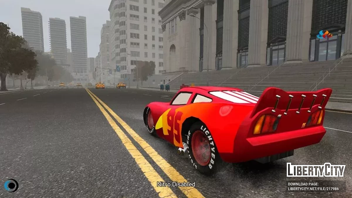 Cars on the Road Lightning McQueen / GTA 4
