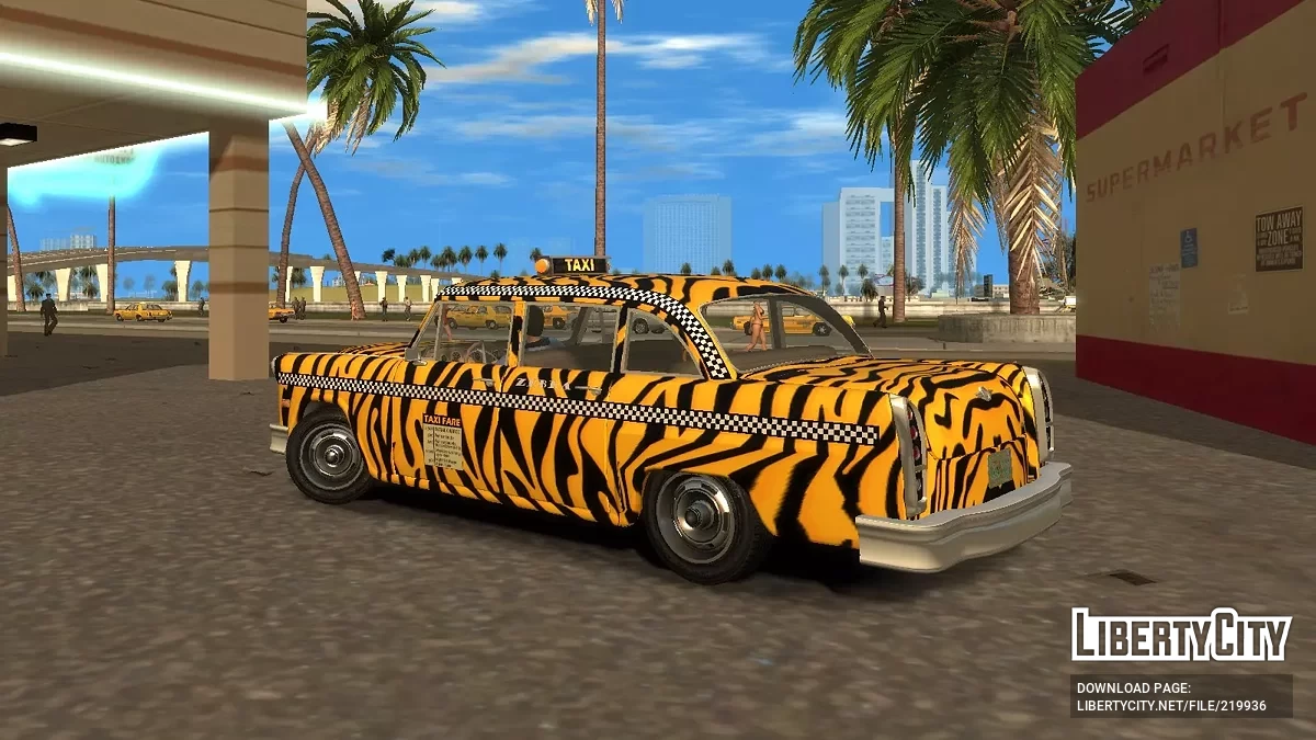 1982 Checker Marathon Zebra Cab / GTA 4