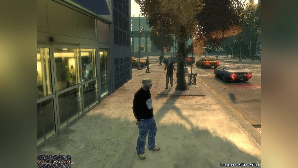 Голубые камуфляжные штаны / GTA 4