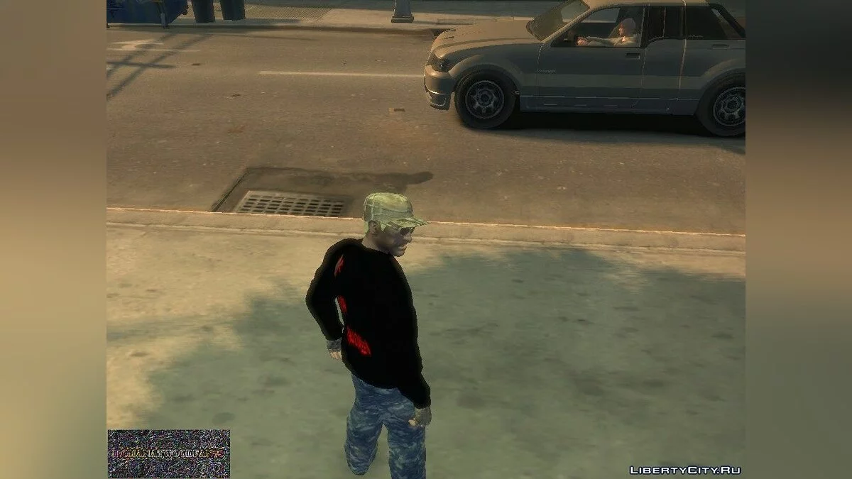 Голубые камуфляжные штаны / GTA 4