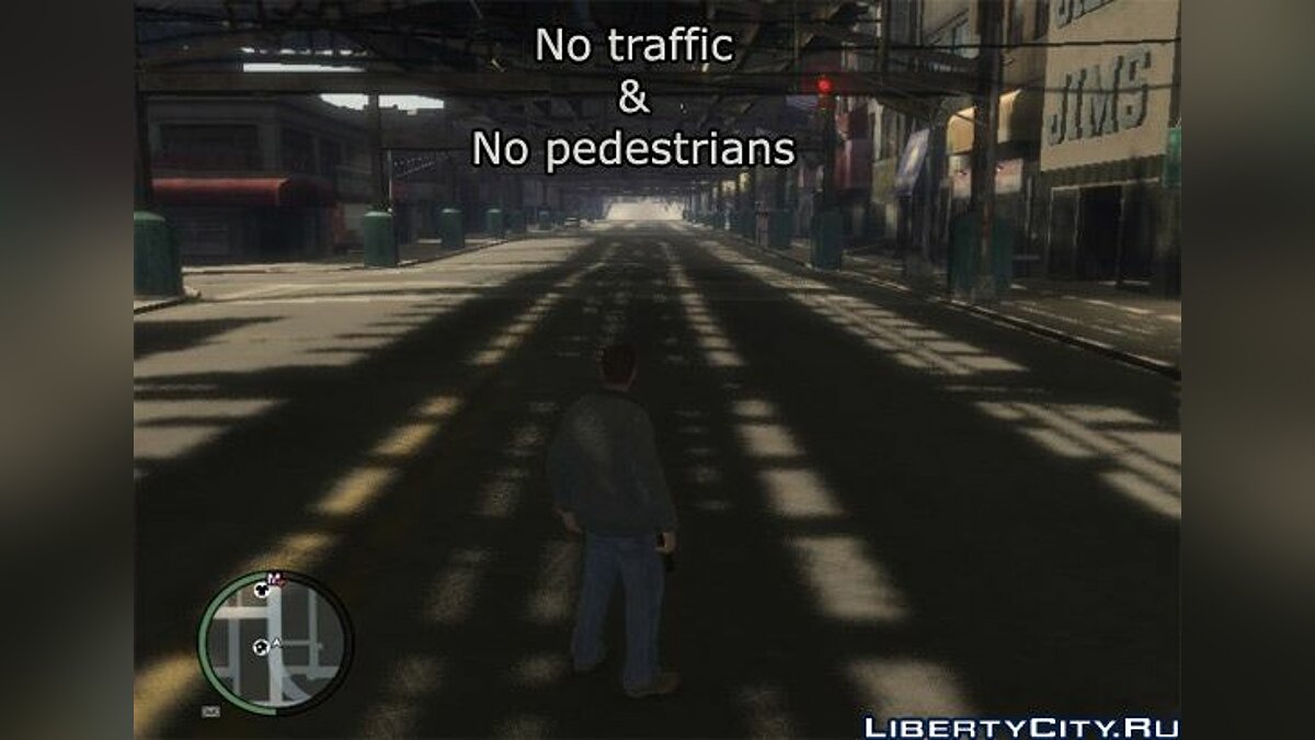 No traffic and no pedestrians для GTA 4 - Картинка #1