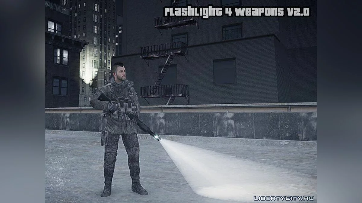 Flashlight for Weapons  / GTA 4