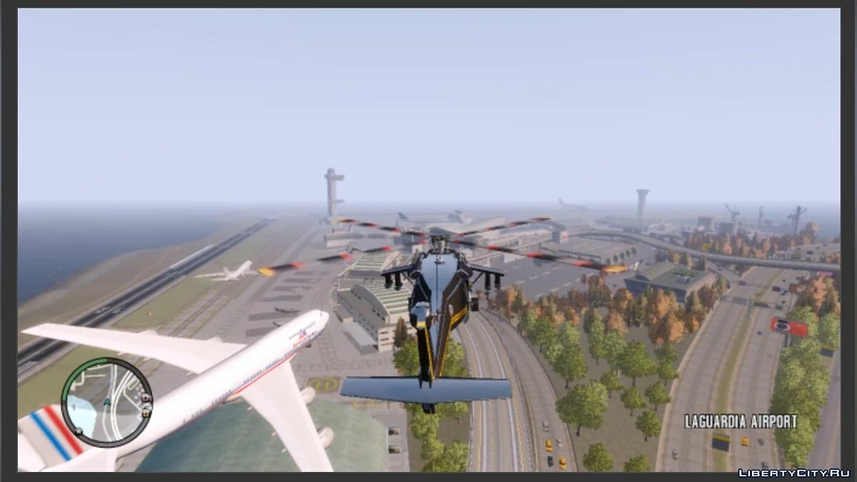 Новый путь самолета / GTA 4