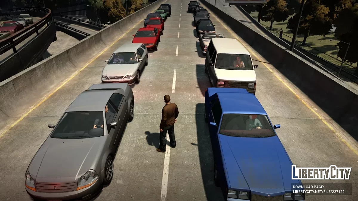 Особый трафик и цвета / GTA 4