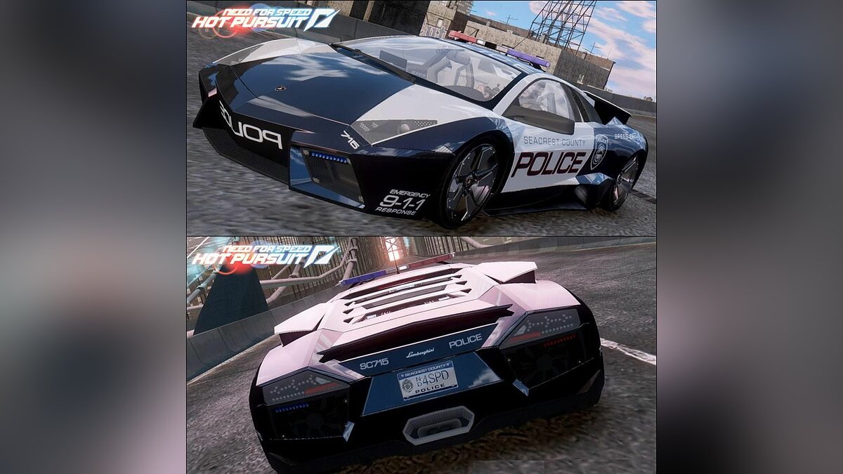 Скачать Lamborghini Reventón Police Hot Pursuit для GTA 4