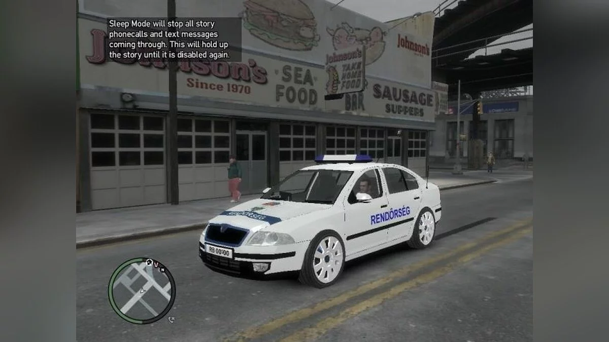 Skoda Octavia Hungarian Police car / GTA 4