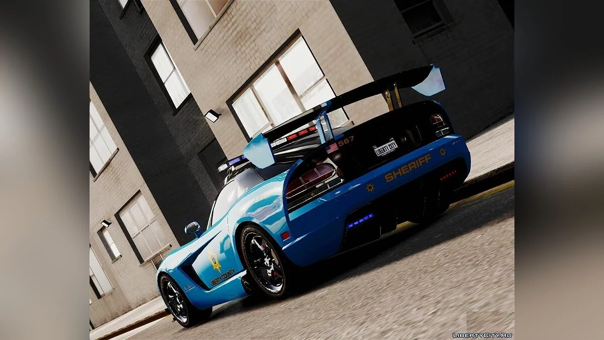 Dodge Viper SRT-10 ACR 2009 Police ELS / GTA 4