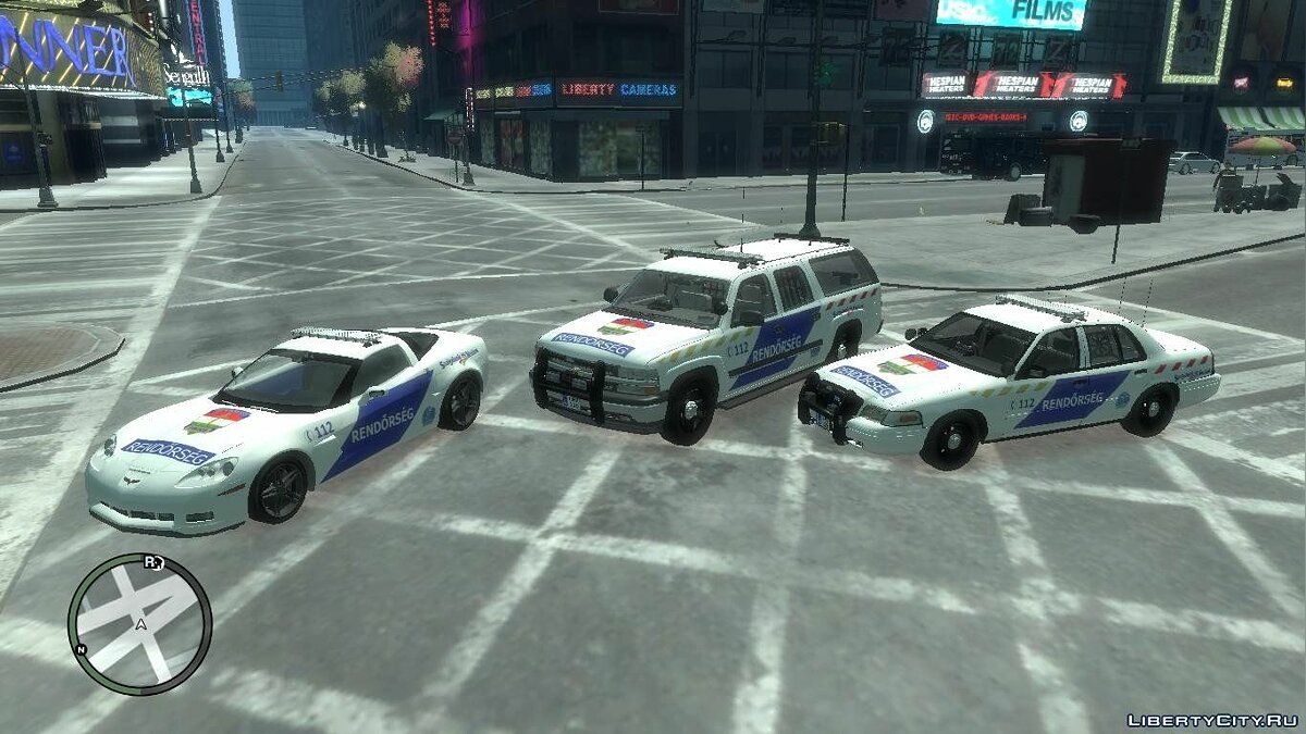 Скачать Hungarian Police Car Pack [ELS] для GTA 4