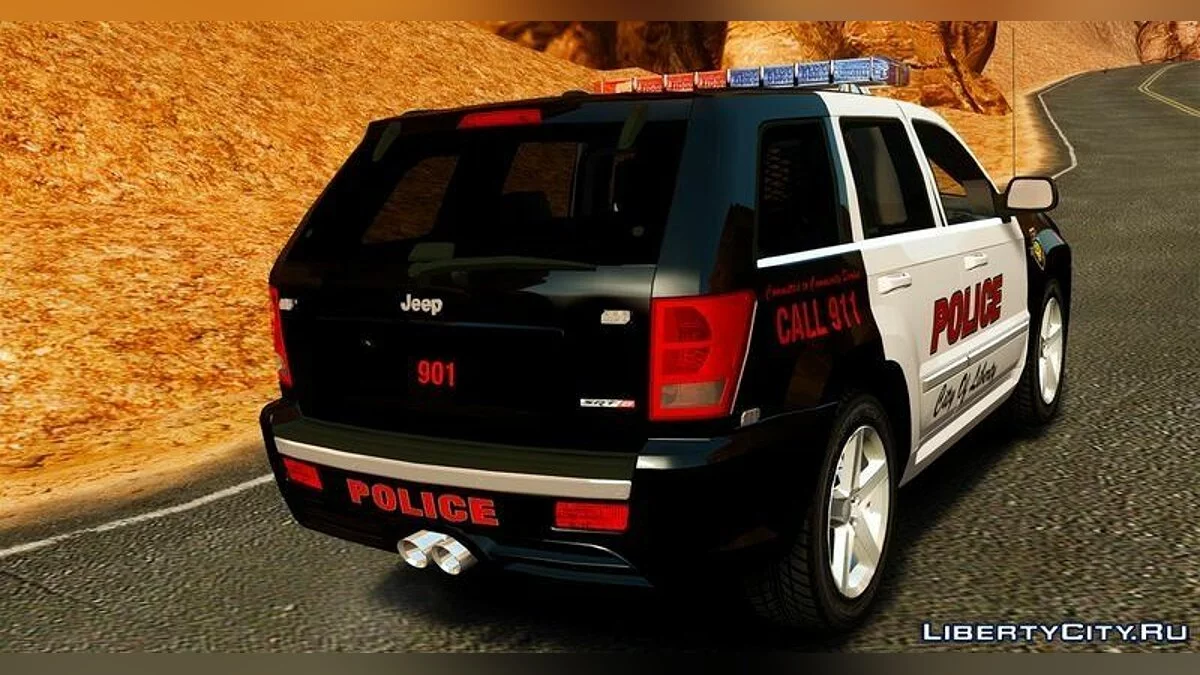 Jeep Grand Cherokee SRT8 2008 Police / GTA 4