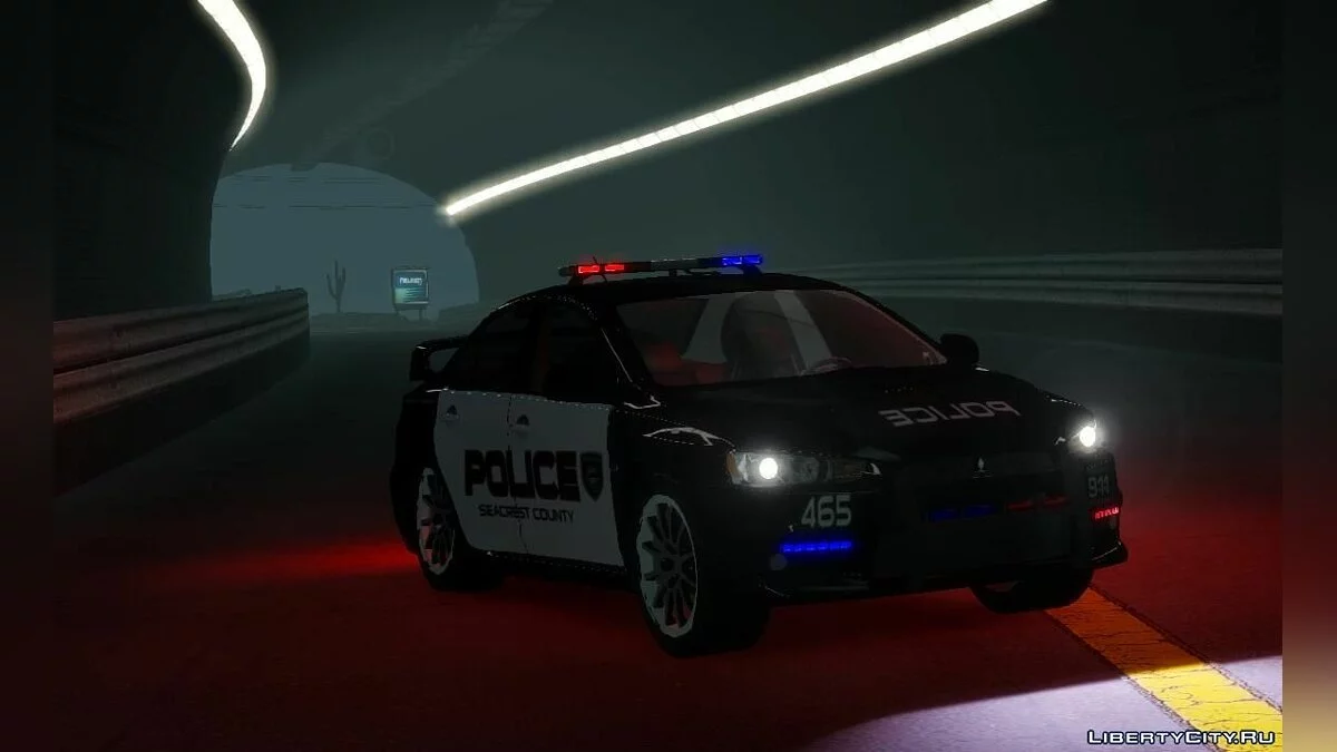 Mitsubishi Evo-X Cop  / GTA 4