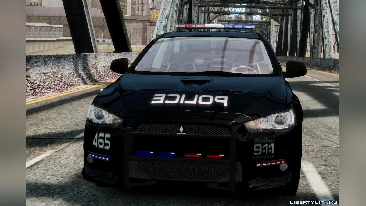 Mitsubishi Evo-X Cop  / GTA 4