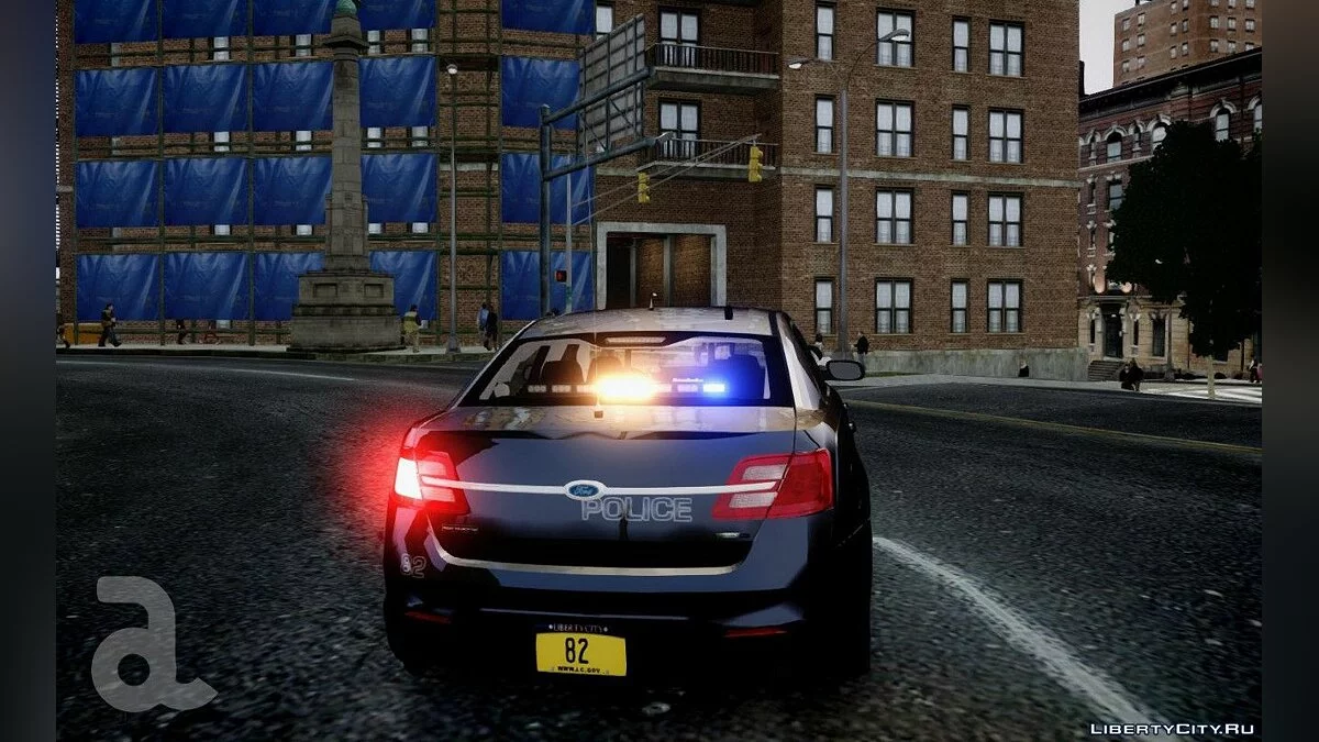 2013 Ford Police Interceptor - Liberty City Police Department Slicktop/Unmarked (ELS) / GTA 4
