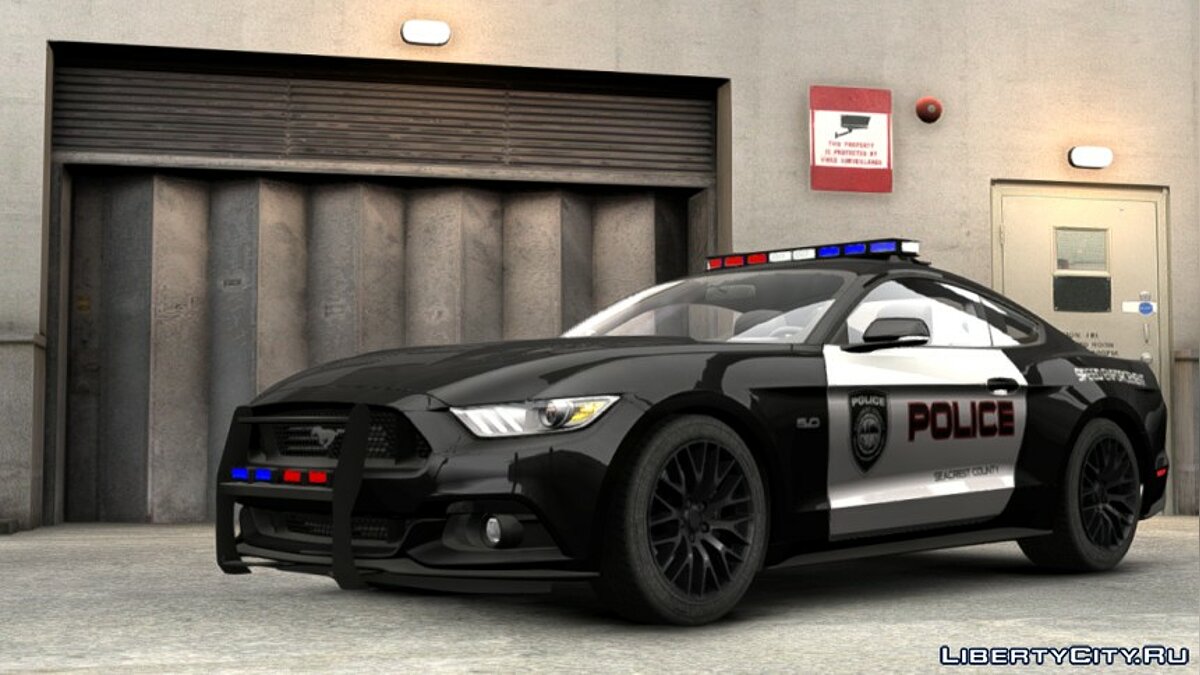 Скачать 2015 Ford Mustang GT Police для GTA 4