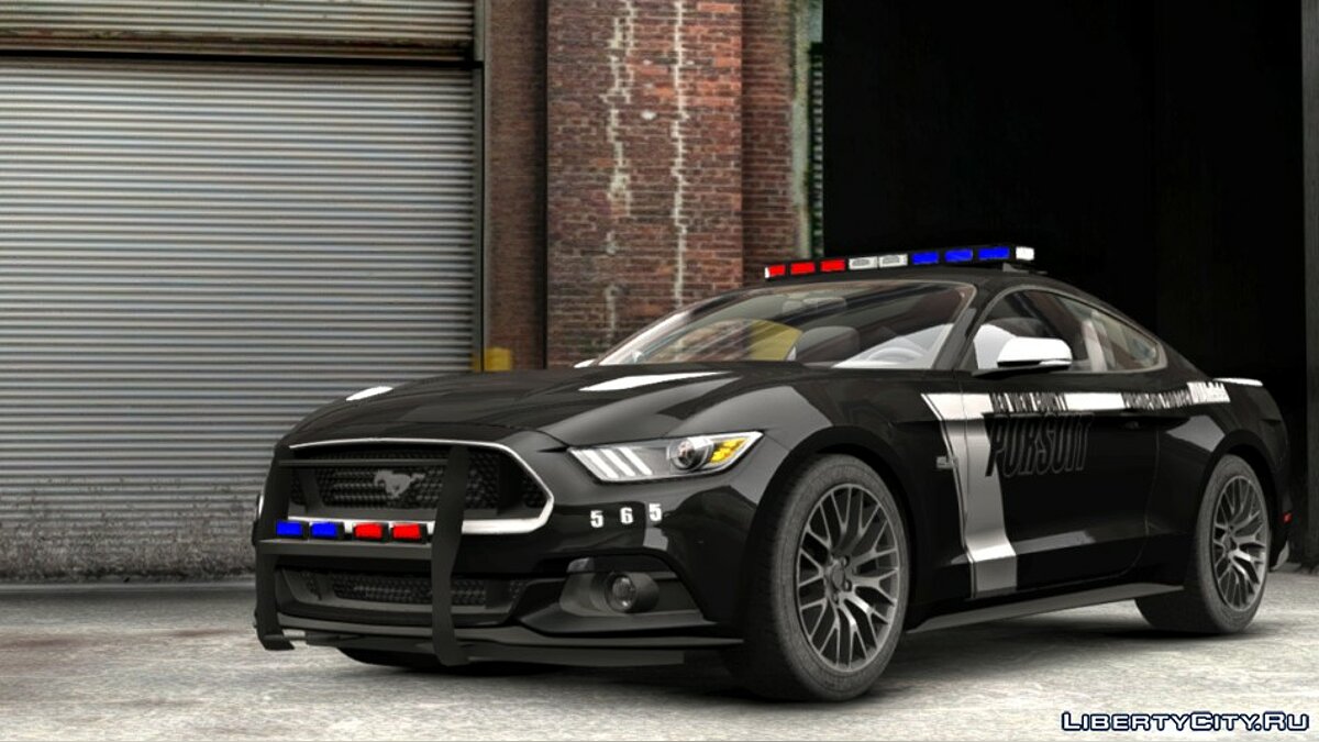 Скачать 2015 Ford Mustang GT Police для GTA 4