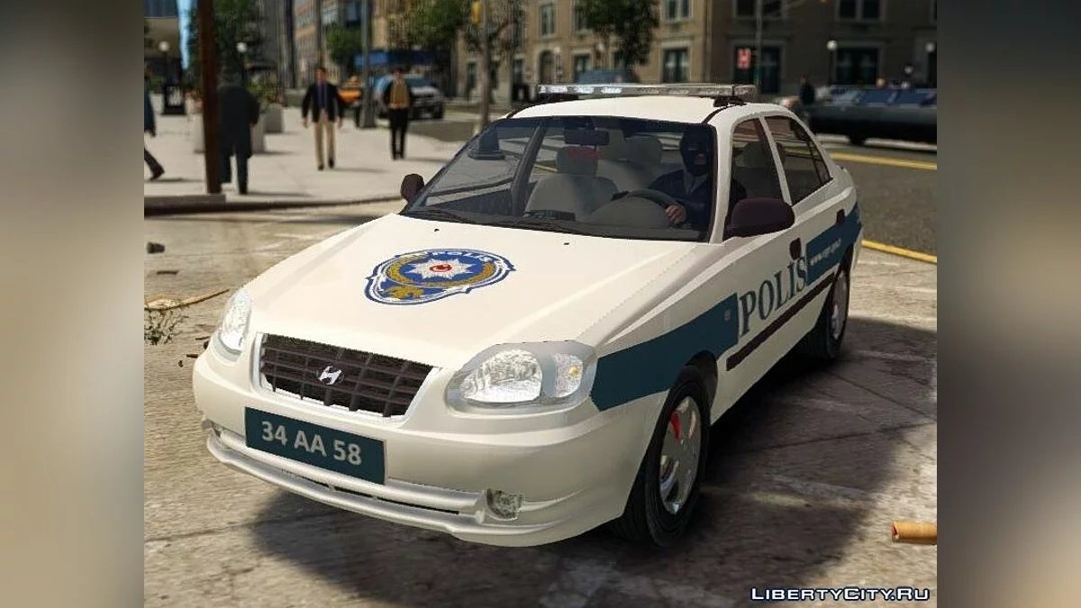 Hyundai Accent Admire Turkish Police ELS / GTA 4