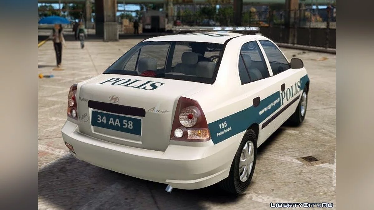 Hyundai Accent Admire Turkish Police ELS / GTA 4