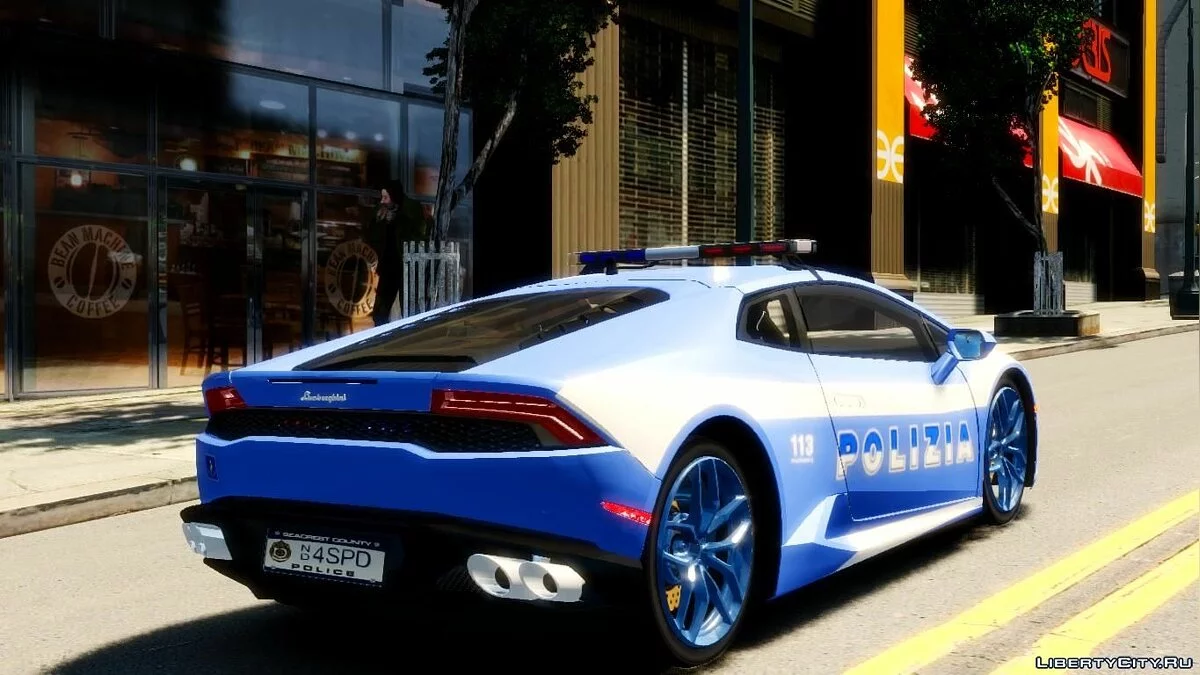 Lamborghini Huracan Cop [ELS + Non-ELS] / GTA 4