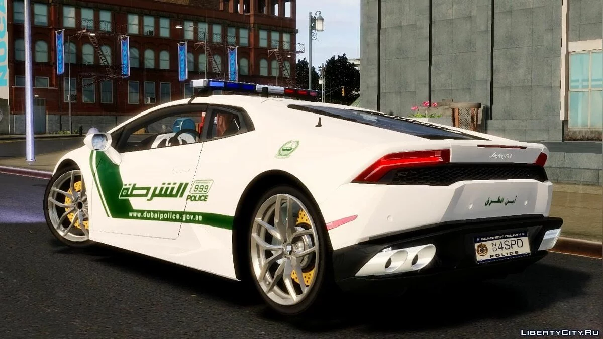 Lamborghini Huracan Cop [ELS + Non-ELS] / GTA 4