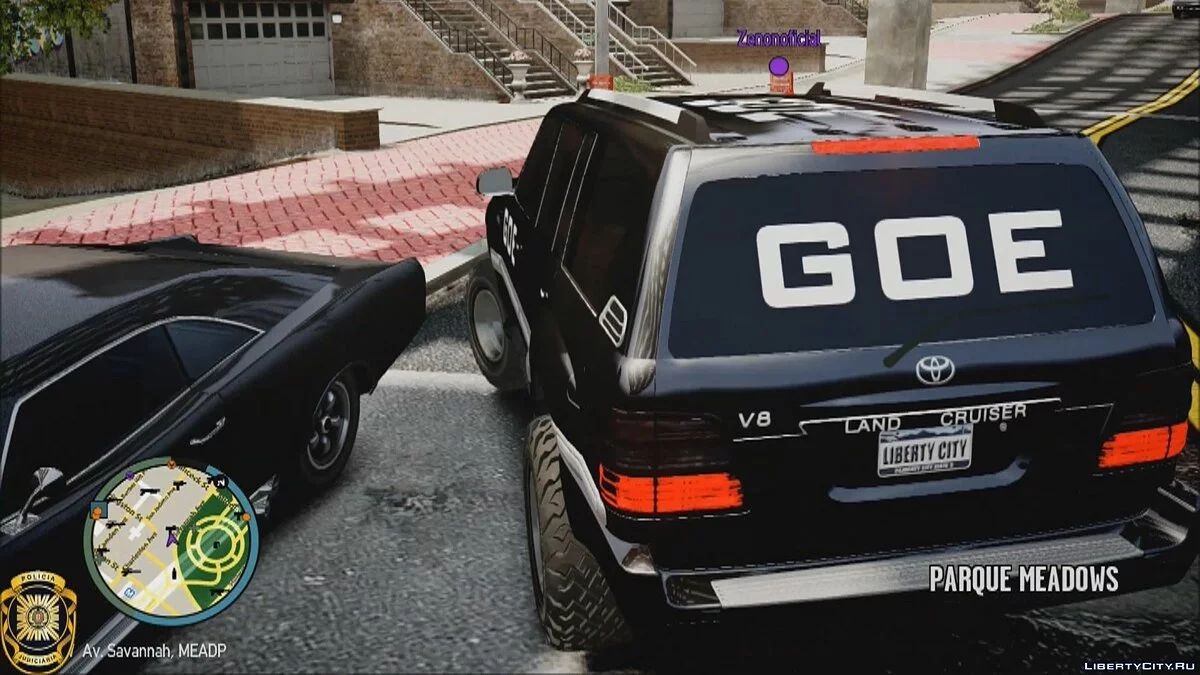 Toyota Land Cruiser 100 Police  / GTA 4