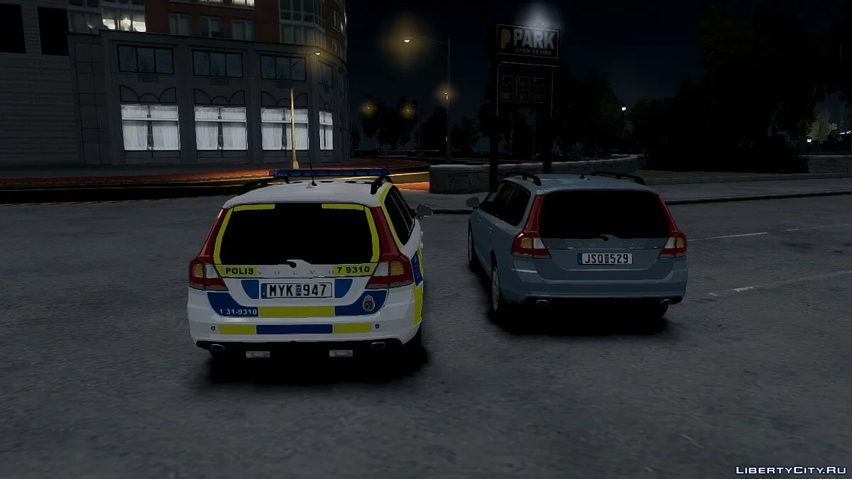 2014 Volvo V70 Swedish Police / GTA 4
