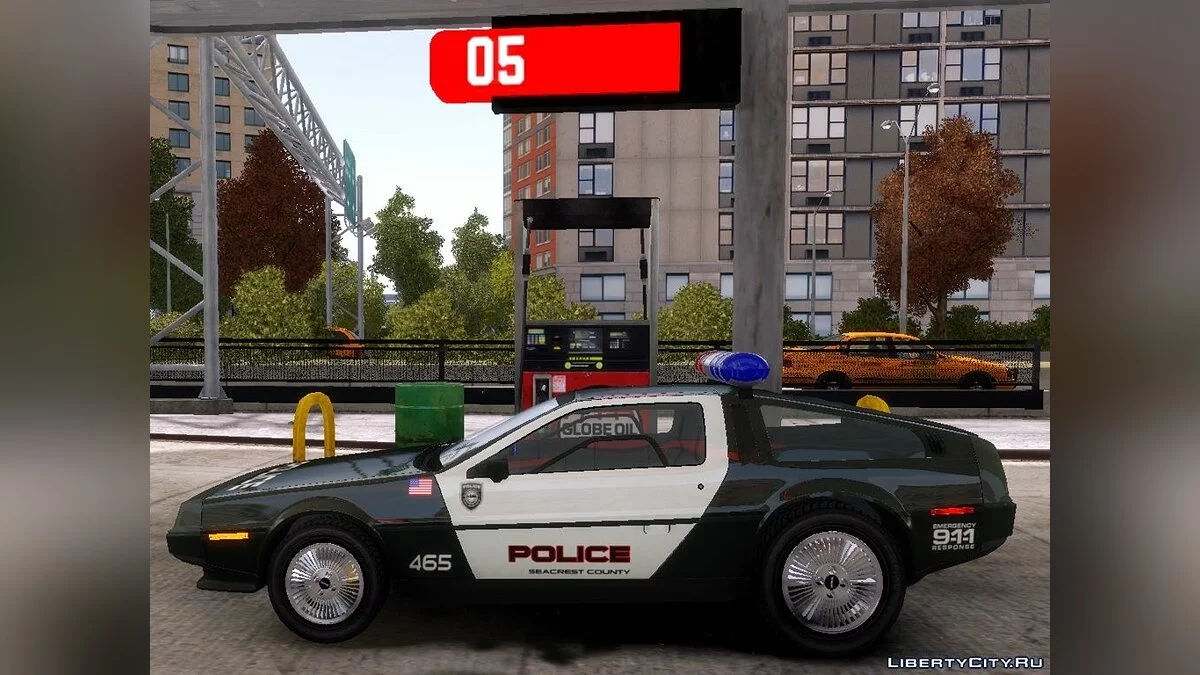 Delorean DMC-12 Police-Final / GTA 4