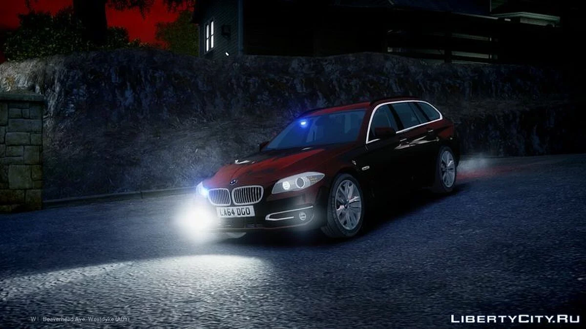 Unmarked 2014 Facelift BMW 525D F11 / GTA 4