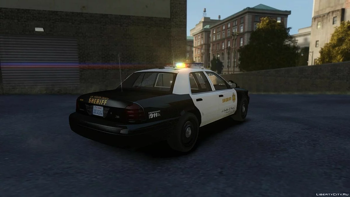2011 Ford Crown Victoria P7B - Los Angeles Sheriff Department V3.2S / GTA 4